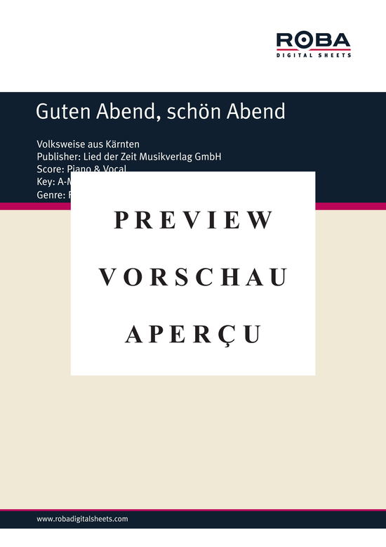 gallery: Guten Abend, schön Abend , , (Klavier + Gesang)