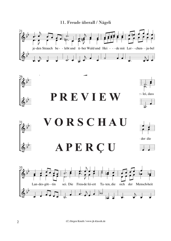 gallery: Freude überall , , (Frauenchor SSA)