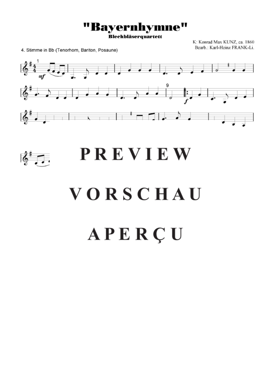 gallery: Bayernhymne , , (Blechbläser Quartett/Ensemble - Variable Besetzung)