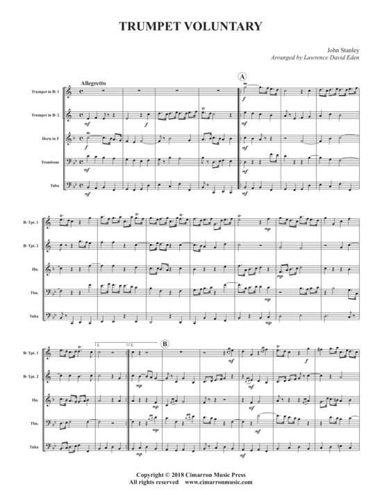 gallery: Trumpet Voluntary , , (Blechbläser Quintett)