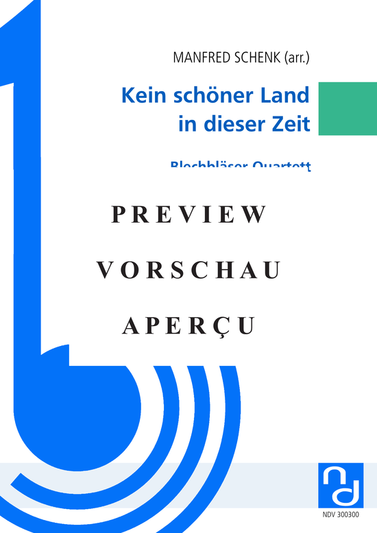 gallery: Kein schöner Land in dieser Zeit , , (Blechbläser Quartett)