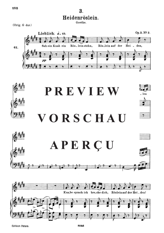 gallery: Heidenröslein D.257 , , (Gesang mittel + Klavier)