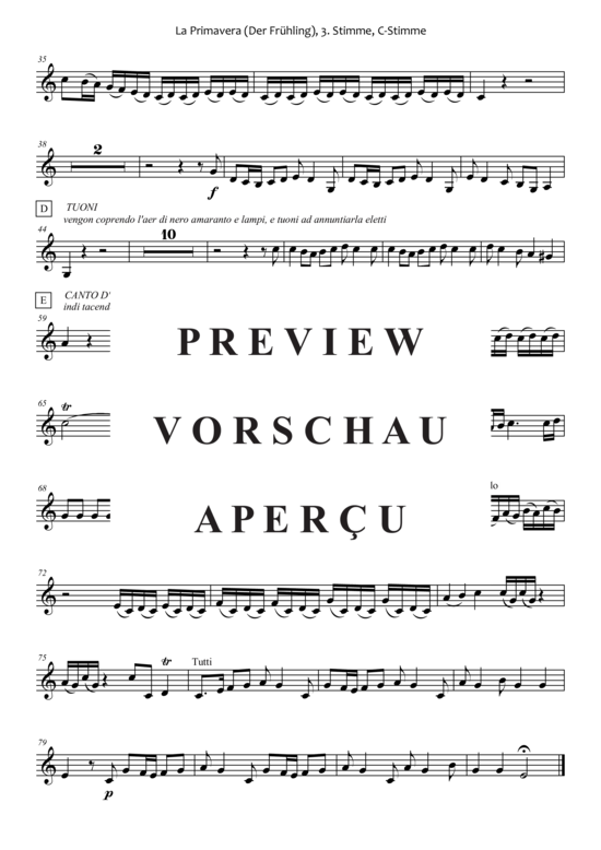 gallery: La Primavera (Der Frühling) , ,  1.Satz (Quintett flexible Besetzung)