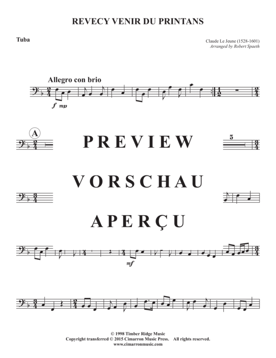 gallery: Revecy Venir du Printans , , (Blechbläserquintett)