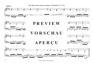 gallery: Alle Menschen müssen sterben (Choral mit 8 Partiten) , ,  (Orgel Solo)