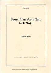 Produktbild zu: Short Pianoforte Trio in E Major