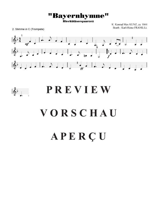 gallery: Bayernhymne , , (Blechbläser Quartett/Ensemble - Variable Besetzung)