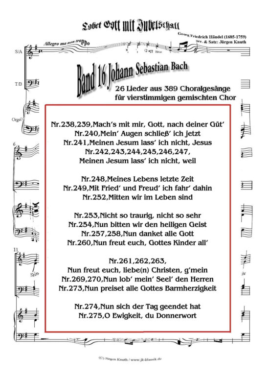 389 Choralgesänge Teil 16 