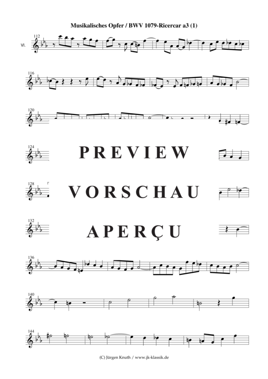 gallery: Musikalisches Opfer BWV 1079 Ricerar a3 (1) , ,  (Trio: Violine, Viola, Cello)