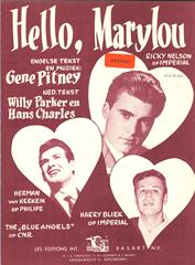 cover: Hello Mary Lou (Goodbye Heart), Gene Pitney, Gesang, Gitarre, Klavier