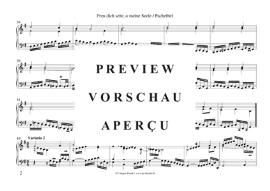 gallery: Freu dich sehr, o meine Seele (Choral mit 4 Variationen) , ,  (Orgel Solo)