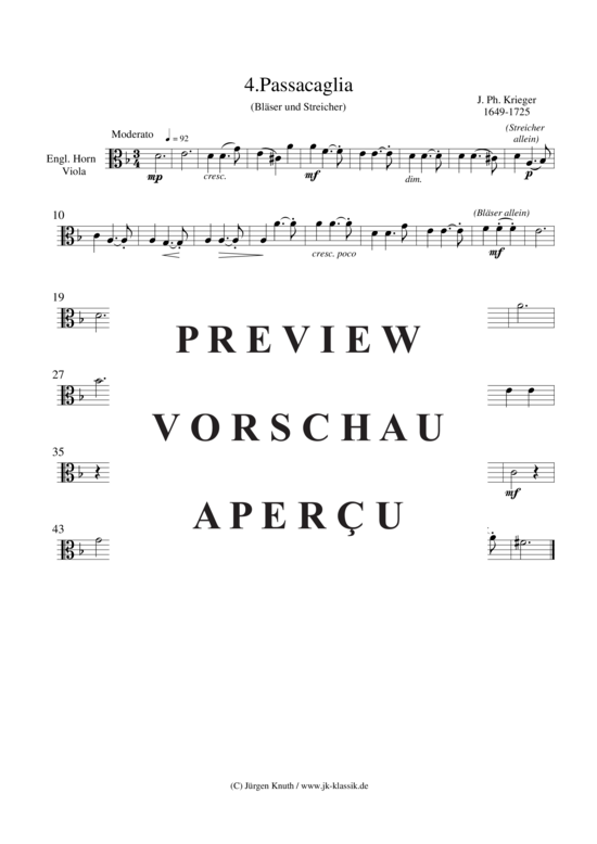 gallery: Passacaglia (Satz 4 aus der Feldmusik 1704 No. III) , ,  (Gemischtes Ensemble)