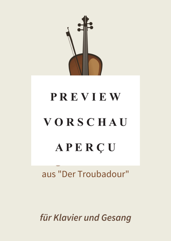 gallery: Zigeunerchor - aus Der Troubadour , , (Gesang + Klavier)