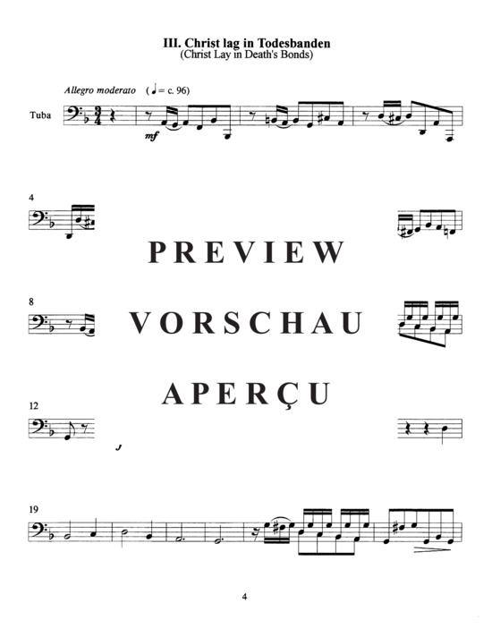 gallery: Drei Choral Preludes , , (Duett für Euphonium/Posaune + Tuba)