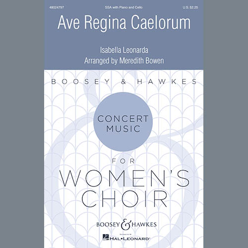 Product picture to: Ave Regina Caelorum (arr. Meredith Y. Bowen)