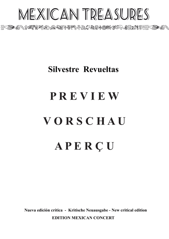 gallery: M&uacute;sica de Feria , , (Streich-Quartett, nur Partitur)