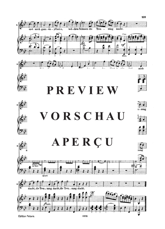 gallery: Wenn der Freude tränen fliessen , , (Klavier + Tenor Solo)