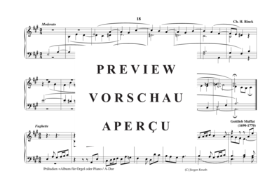 gallery: Präludien = Album für Orgel oder Piano , , (A-Dur)