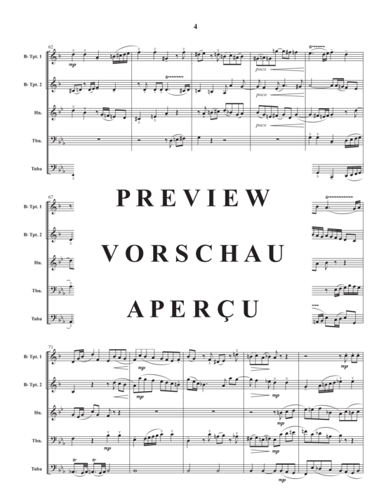 gallery: Adagio and Fugue in c minor , , (Blechbläser Quintett)