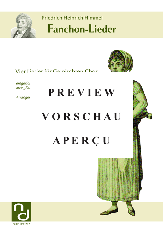 gallery: Fanchon-Lieder - vier Lieder für Gemischten Chor, , 