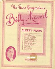 cover: Sleepy PIano, Billy Mayerl, Klavier