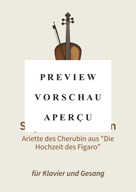 gallery: Sagt, holde Frauen - Ariette des Cherubin aus Die Hochzeit des Figaro , , (Gesang + Klavier)