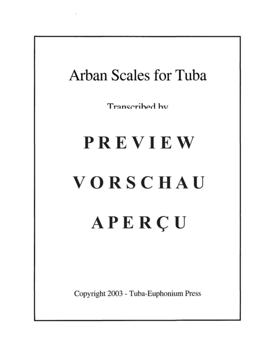 gallery: Arban Scales for Tubas , , (Tuba Solo)