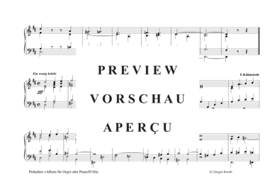 gallery: Präludien D-Dur , , (Orgel/Klavier Solo mittelschwer)