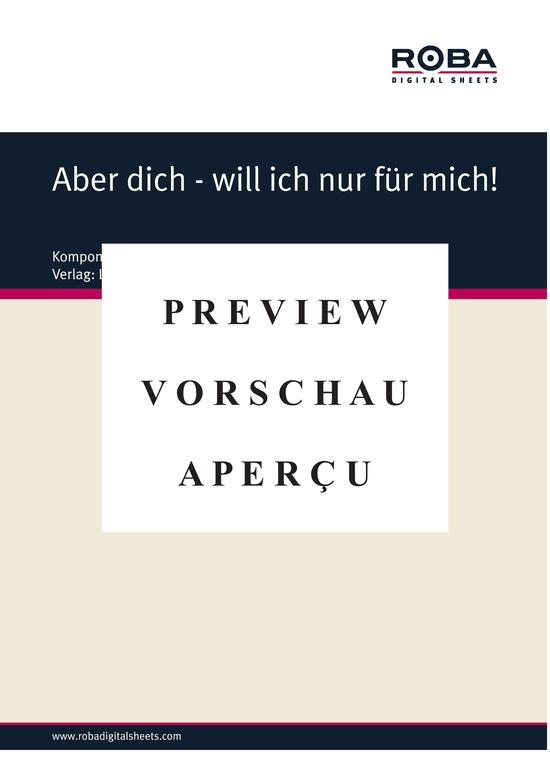 gallery: Aber dich - will ich nur für mich , , (Klavier + Gesang)