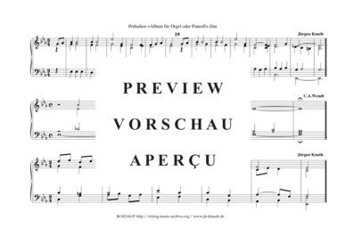 gallery: Präludien Es-Dur , , (Orgel/Klavier Solo)