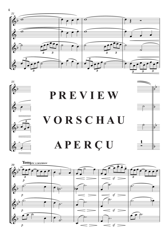 gallery: Arabesque No 1 , , (Saxophon Quartett SATB)