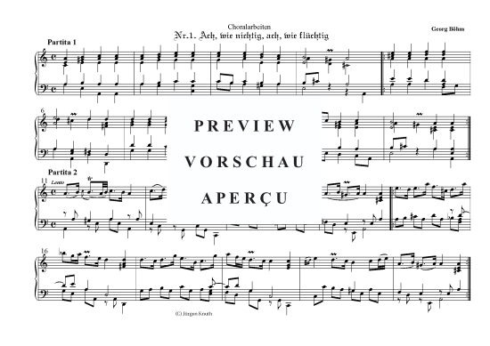 gallery: Ach, wie nichtig, ach, wie flüchtig  (Partita1+2) , ,  (Orgel Solo)