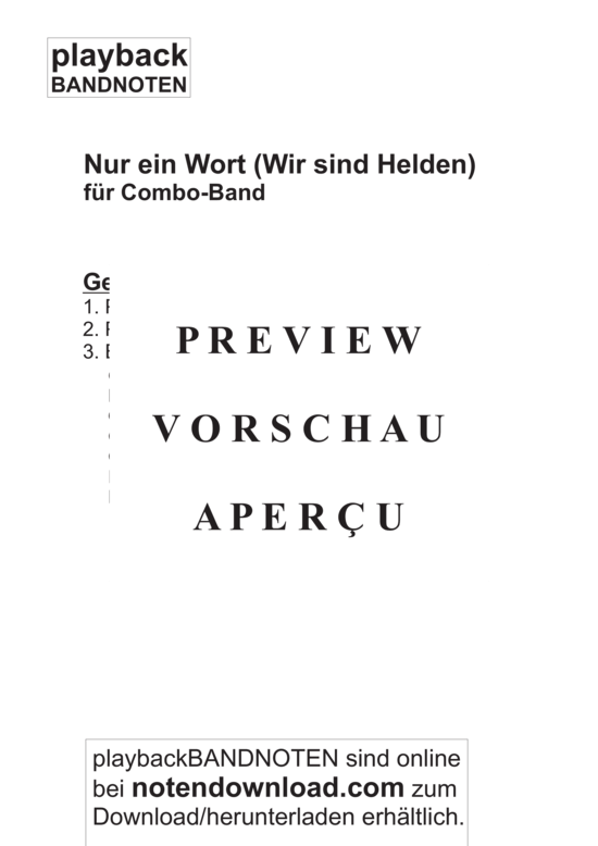 gallery: Nur ein Wort , Wir sind Helden, (Combo-Band komplett)