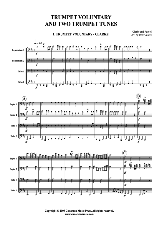 Trumpet Voluntary u.  2 Trumpet Tunes 