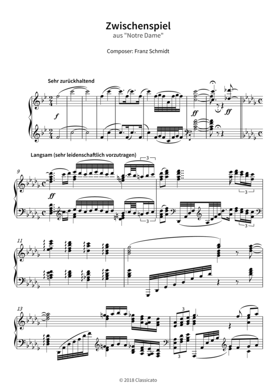 Zwischenspiel - aus Notre Dame 