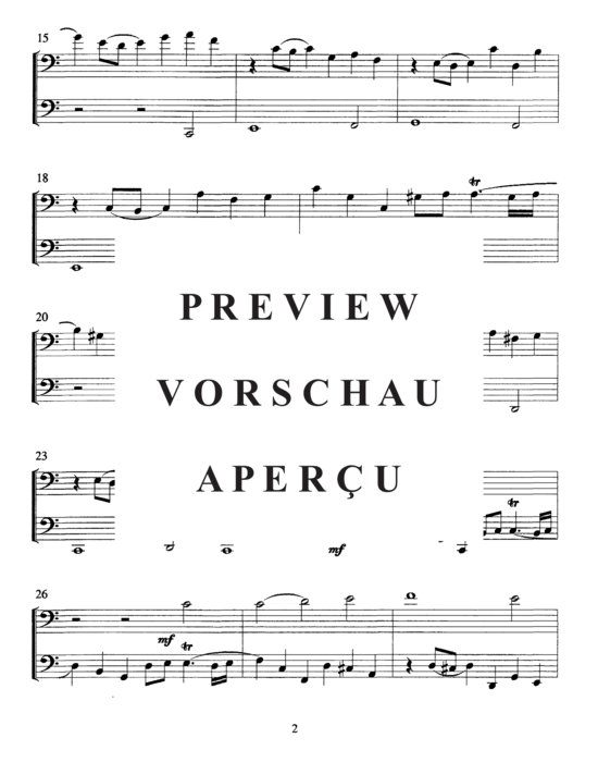 gallery: Drei Choral Preludes , , (Duett für Euphonium/Posaune + Tuba)