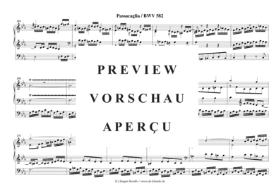 gallery: Passacaglia  c-moll BWV582 , , (Orgel Solo)