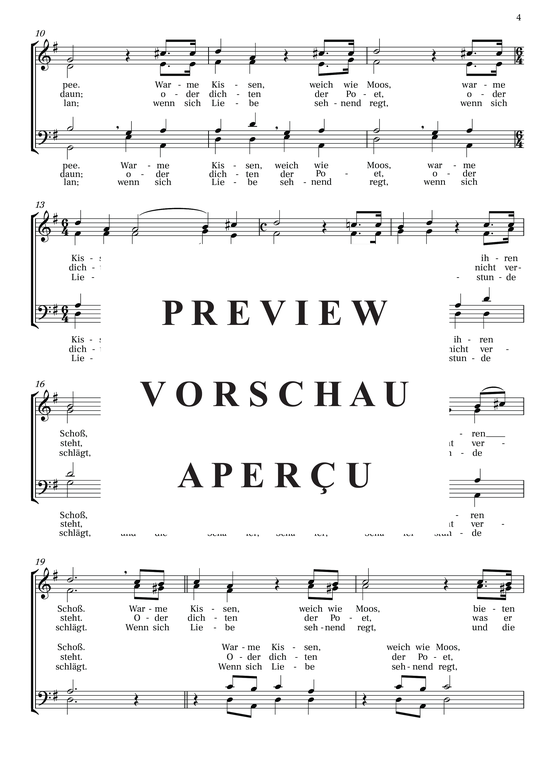 gallery: Fanchon-Lieder - vier Lieder für Gemischten Chor, , 