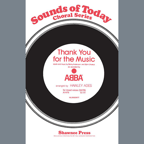 Produktbild zu: Thank You For The Music (arr. Hawley Ades)