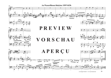 gallery: An Wasserflüssen Babylon BWV 653b , , (Orgel Solo)