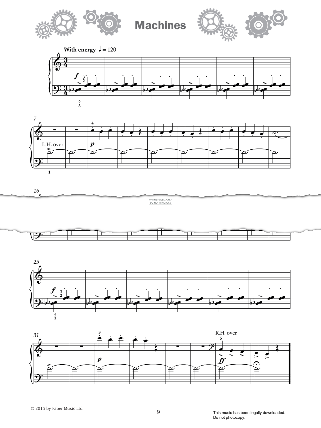 gallery: Machines (from 'Improve Your Sight-Reading! A Piece a Week Piano Grade 2'), Paul Harris, Klavier