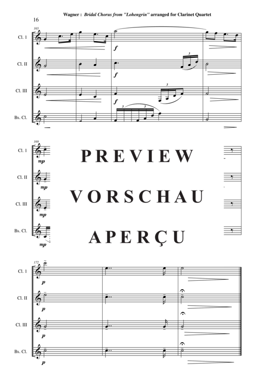 gallery: Treulich geführt , , (Klarinetten-Quartett)