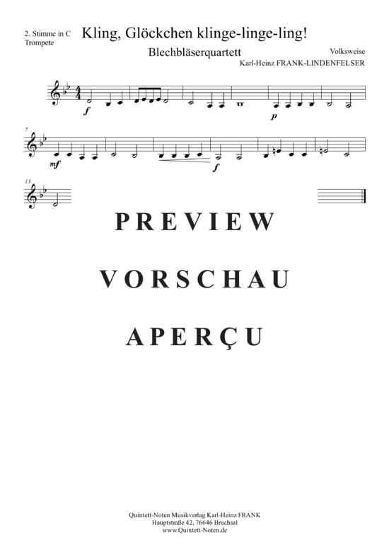 gallery: Kling Glöckchen Klingelingeling , , (Blechbläserquartett)