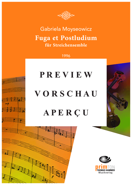 gallery: Fuga et Postludium für Streichensemble (1996) , ,  (Streicher Ensemble)