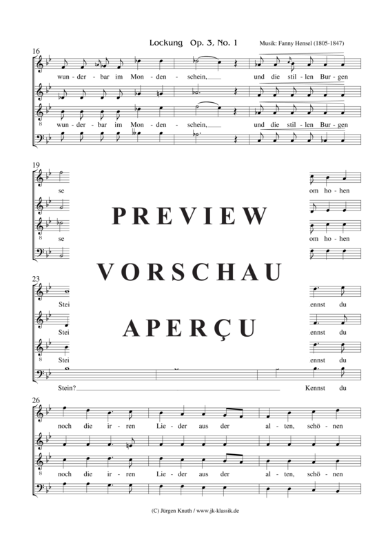 gallery: Lockung Op. 3, No. 1 (Gartenlieder)  (1846) , ,  (Gemischter Chor)