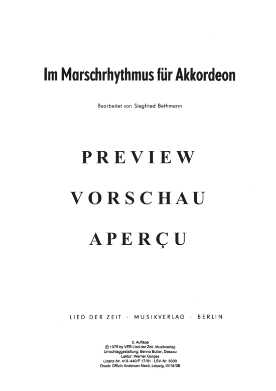 gallery: Im Marschrhythmus , , (Akkordeon)