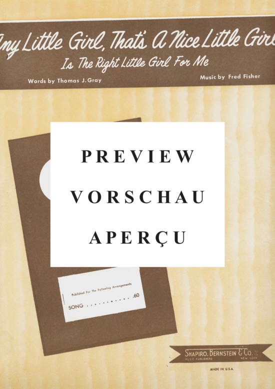 gallery: Any Little Girl, That's A Nice Little Girl - Is The Rights Little Girl For Me , Murray, Billy  , (Klavier + Gesang)