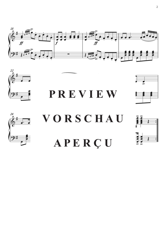 gallery: Bauern - Marsch - aus der Oper Der Freischütz , , (Klavier Solo)