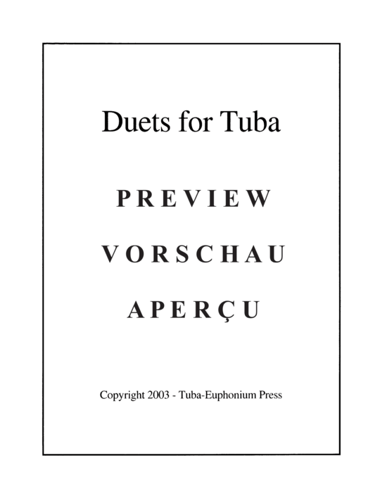 gallery: Duets for Tuba , , (Tuba Duett)