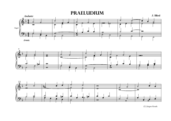 gallery: Präludium , , (Orgel Solo)